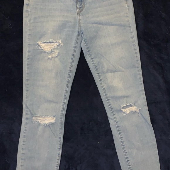 Custom Hello Kitty Rhinestone Jeans - Picture 3 of 4